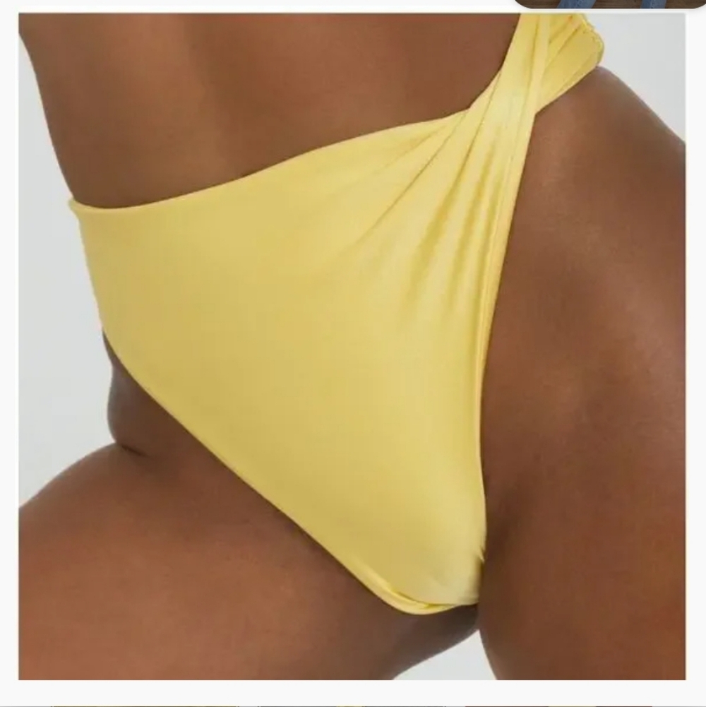 NWT Tinsley high Twisted Poppy Bikini Bottom Xs